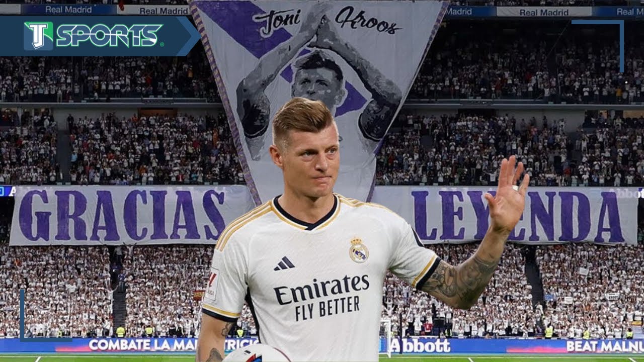 La INCREÍBLE despedida del Real Madrid a Toni Kroos en el Estadio