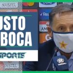 Conferencia de prensa tras el juego Unión La Calera 0-2 Vélez Sársfield en la Conmebol Libertadores