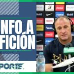 A Nicolás Larcamón le PARECE ESTÚPIDO que se PLANTEE su SALIDA de Puebla