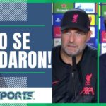 Jürgen Klopp APLAUDE las DECISIONES ARBITRALES y RECONOCE que NO JUGARON BIEN