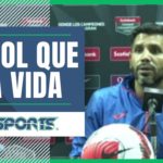 Feliz y contento con el campeón