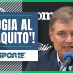 La FELICIDAD de Nicolás Larcamón por el PARTIDAZO del Puebla en el EMPATE contra Cruz Azul
