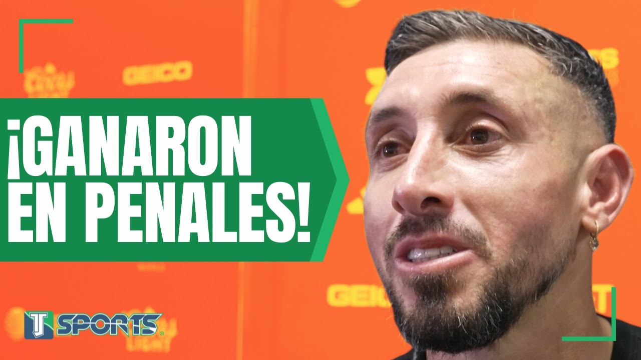 Héctor Herrera REACCIONA a su PRIMER partido contra un equipo mexicano ...