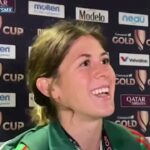 Mayra Pelayo REACCIONA a su DOBLETE en la GOLEADA de la Selección Mexicana vs República Dominicana