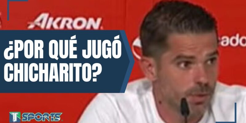 REVELA Gago POR QUÉ JUGÓ Javier "Chicharito" Hernández y NO Ricardo Marín en el Chivas 1-0 Toluca